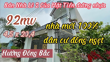 Nhà Đất Giá Rẻ - Bán Nhà Lô 2 Mặt Tiền Đường - Bảo nhà đất cần giuộc