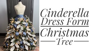 I CREATED REBECCA ROBESON'S CINDERELLA TREE | Dress Form Christmas Tree DIY #decoratewithme