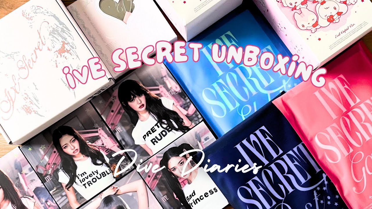 ☆*.｡. Распаковка всех версий альбома IVE Secret ☆* dive diaries ep.19