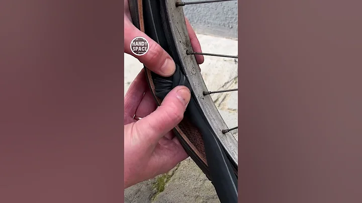 Cyclists, this is amazing! life hack with a bike tube! #shorts
