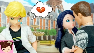 Ladybug & Cat Noir Doll Episodes  Adrien is Jealous  Does Marinette Like Ninos Cousin?