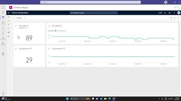IoT sensor metrics in Dynamics 365 F&O via Microsoft Teams