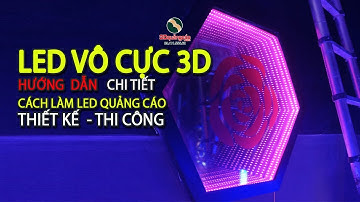 ĐÈN LED VÔ CỰC 3D, HƯỚNG DẪN THI CÔNG QUẢNG CÁO, BAR, CAFE, thi công LED, 3d quảng cáo, 3D Led