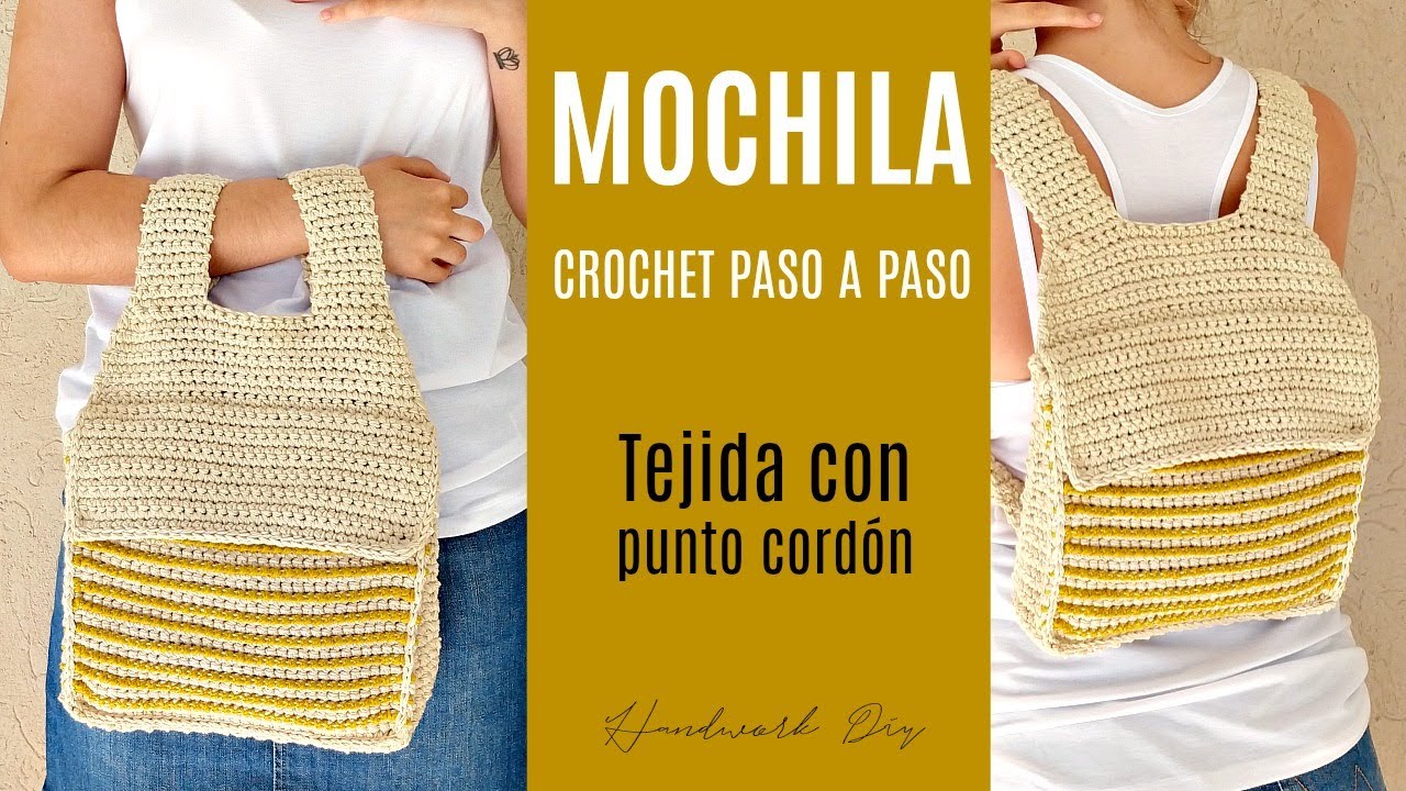 Mochila a crochet paso a paso | Handwork Diy - YouTube