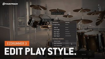 EZdrummer 3: Edit Play Style