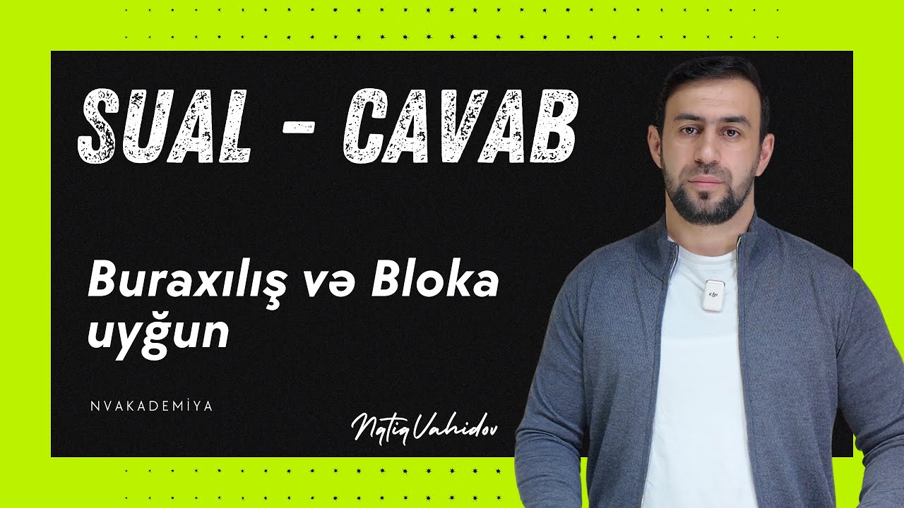 Azərbaycan dili.  1 sualın bu videoda ☺️ (Buraxılış və blok) 