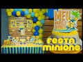 15 IDEIAS SIMPLES e BARATAS para FESTA MINIONS 🍌 #FestaDIYCasa