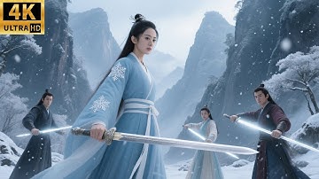 十大高手包圍軟弱女孩，不料她竟是功夫宗師，一招反殺！🔥丨#kungfu