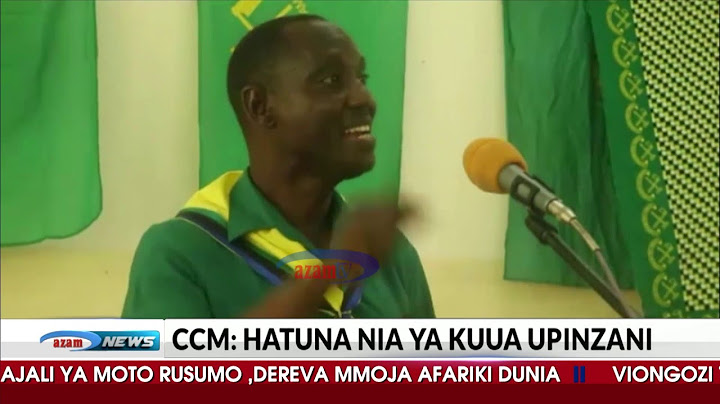 CCM haina nia ya kuua upinzani - Dkt. Bashiru Ally, Katibu Mkuu wa CCM
