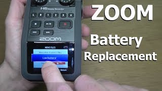 Battery Replacement on Zoom H6 - How to