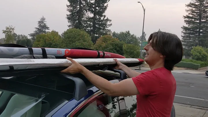 How to mount windsurf board and masts to roof rack