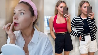 GRWM + What's New in my Spring Capsule Wardrobe | Vlog