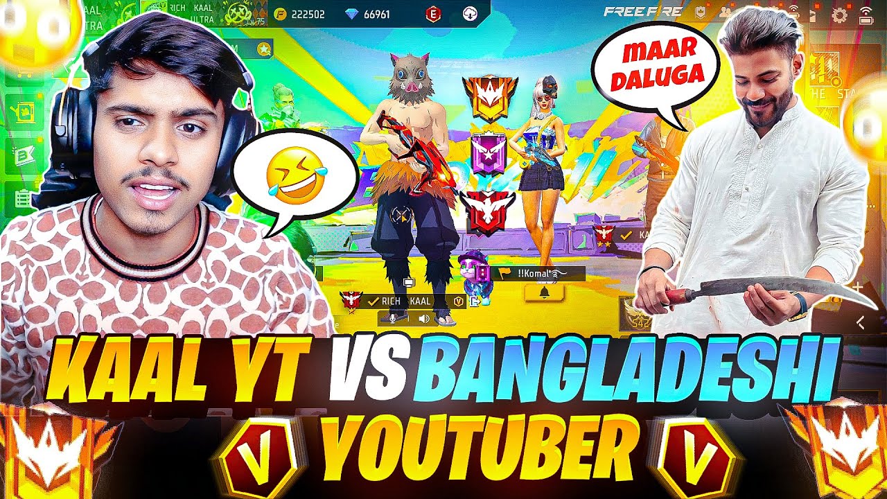 TOP 1 GLOBAL PLAYER VS 3 RED CREMINAL || GRANDMASTER PLAYER CALL ME ...