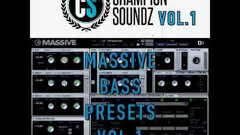 Champion Soundz VOL.1 Massive Bass Presets