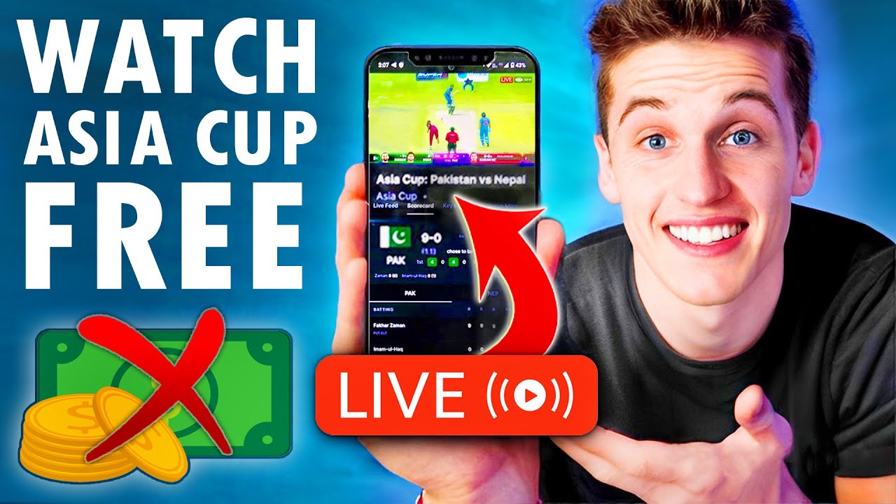 How to watch Asia Cup 2023 Live for FREE in Mobile and Laptop ? Nepal vs Pakistan Nepal vs India