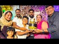 Birthday surprise by family