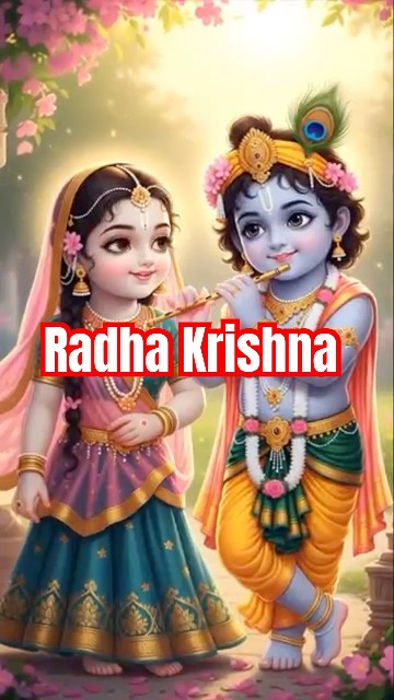 Radha Krishna Bal Roop | Divine Love in 30 Seconds 💛 - YouTube
