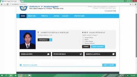 tutorial CMS Sekolahku #1 Instalasi Localhost