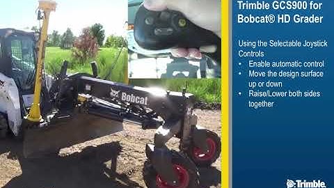 3D Grade Control Solution for Bobcat Compact Track & Skid Steer Loaders