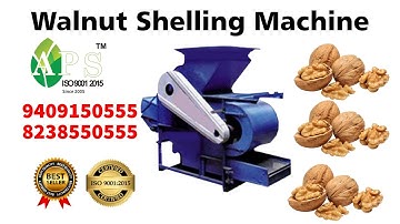 Walnut Shelling Machine// Transforming Walnut Shelling with APS Industries: A Game-Changing Solution