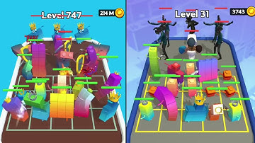 Merge Number Cube: Fam Run 🌟🌟 VS 🌟🌟 Skibidi War: Cube Merge _ Merge Battle PART 5