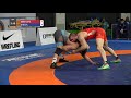 1/2 FS - 125 kg: B. MAKHOV (RUS) v. A. DHESI (CAN)