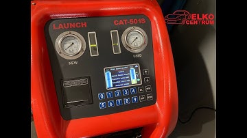 Výmena oleja, preplach prevodovky pomocou prístroja Launch CAT 501S