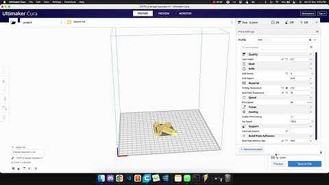 Slicing a keychain in cura - part 7