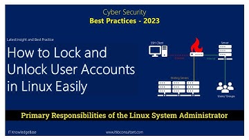 Hoe u eenvoudig gebruikersaccounts in Linux kunt vergrendelen en ontgrendelen - 10 minuten profes...