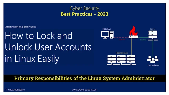 How To Lock and Unlock Users Account in Linux Easily - 10 Minutes Professional Tactic