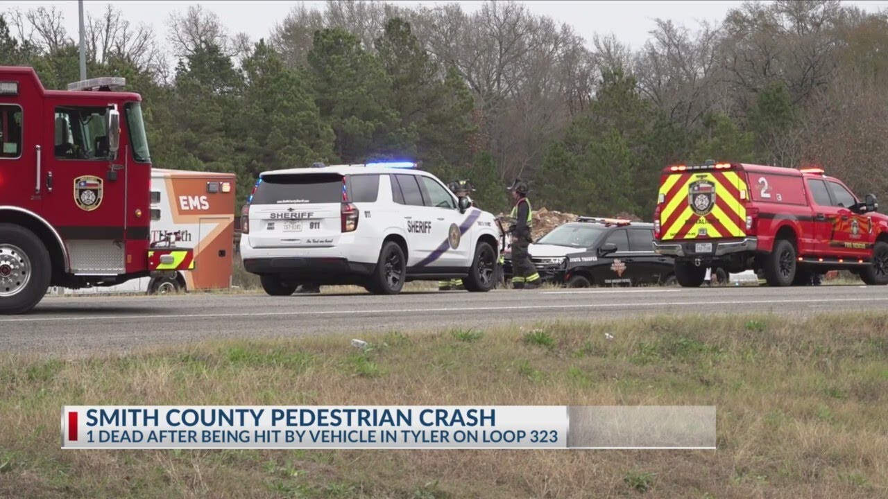 1 dead after Loop 323 pedestrian crash in Tyler - YouTube