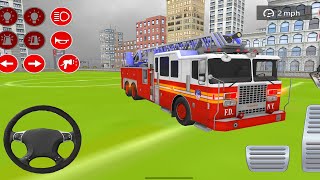 Real Fire Truck Driving Simulator 2022    Best Fire Truck Driver  Android GamePlay #2 screenshot 5