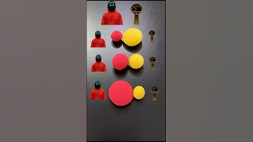 Guess the mixed color of squid game and Sprunki #colormixing #satisfying #sprunki