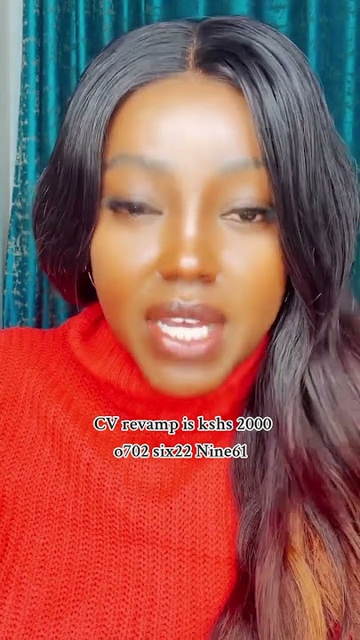 YB3282. Our CV revamp comes with a free Cover Letter. 0702622961 /0746379520. #missnyawiragiks 