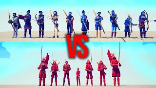 SAMURAI TEAM vs ARCHER TEAM Part 1 #107 | TABS - Totally Accurate Battle Simulator