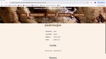 CS 412 Final Project Baulo Bakery Demo Video