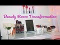 Beauty Room Tour (Transformation on a budget) || Small Space