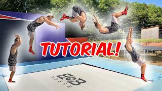 Frontflip Tutorial! How To Teach Yourself Frontflip
