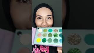 Review Color Board Beauty Glazed Eyeshadow Palette #shorts