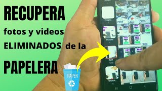 como RECUPERAR fotos y videos ELIMINADOS de la PAPELERA y el CELULAR screenshot 4