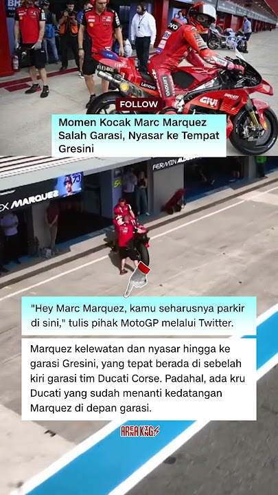 Momen Kocak Marc Marquez Salah Garasi, Nyasar ke Tempat Gresini
