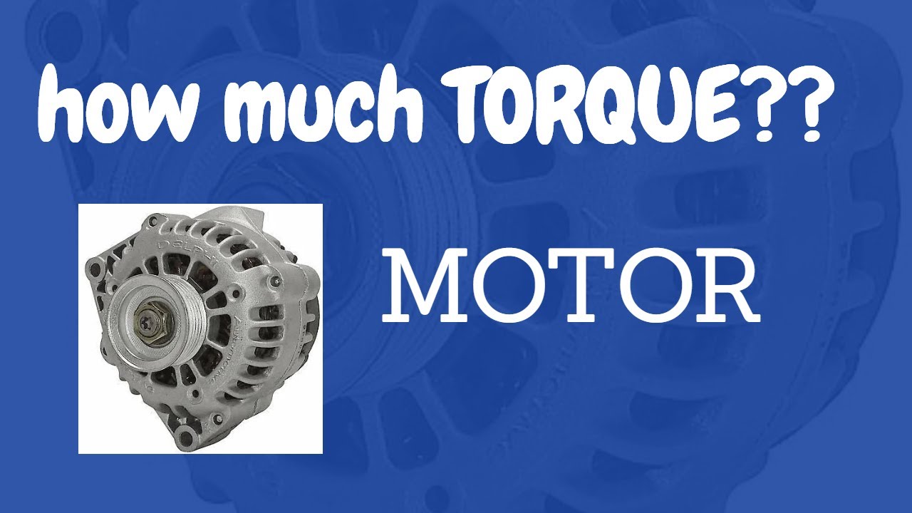 How Is Alternator Torque Calculated?