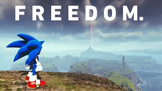 F R E E D O M:  Sonic Frontiers Has Amazing Movement. (Mods)