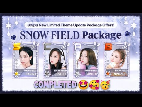 Superstar SMTOWN | aespa 'Snow Field' Limited Theme ❄️ 💜 - YouTube