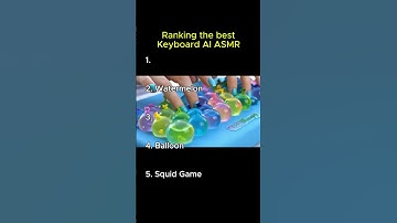 Ranking the best keyboard asmr ai videos #ai #asmr #relaxing #asmrsounds #keyboard