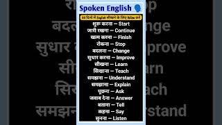 Speak English Fluently with These 10 Words 🗣️ #english #shorts