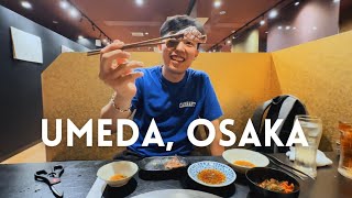 Japan Travel Vlog 🇯🇵 → Umeda, Osaka Tour