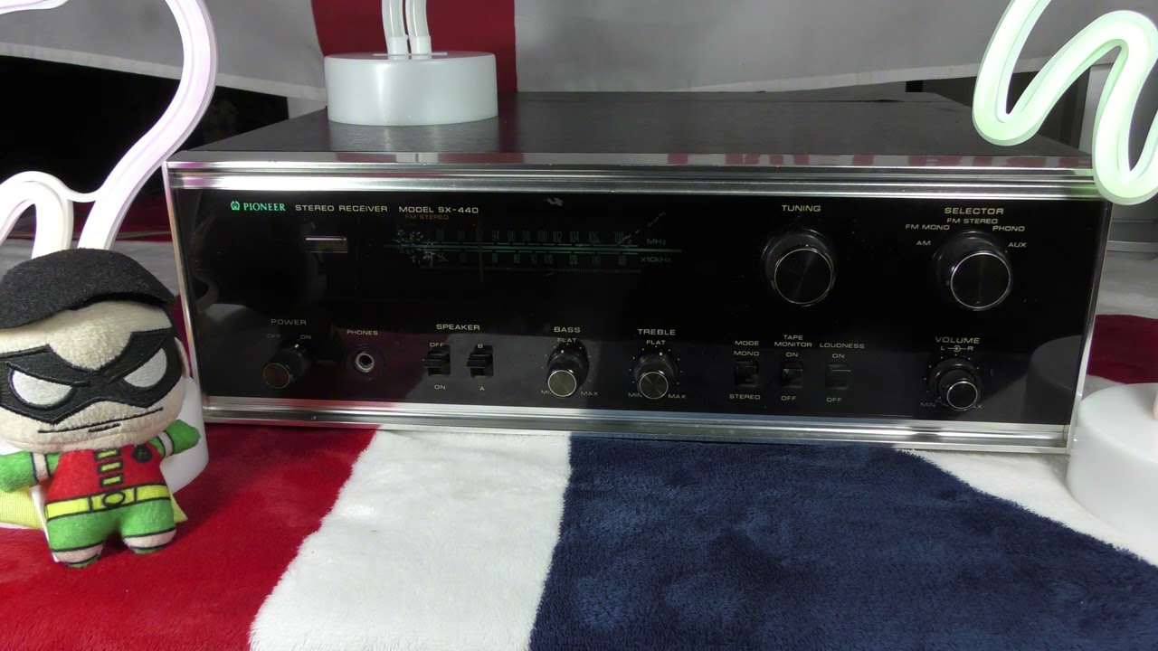 REVIEW VINTAGE PIONEER SX440 - YouTube
