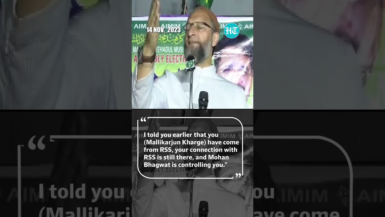 Owaisi Accuses Congress Of 'Dog Whistle Politics', Alleges BJP-RSS Influence