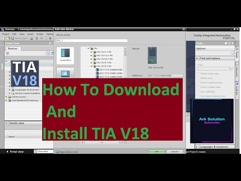 TIA Portal v18  Download and Install